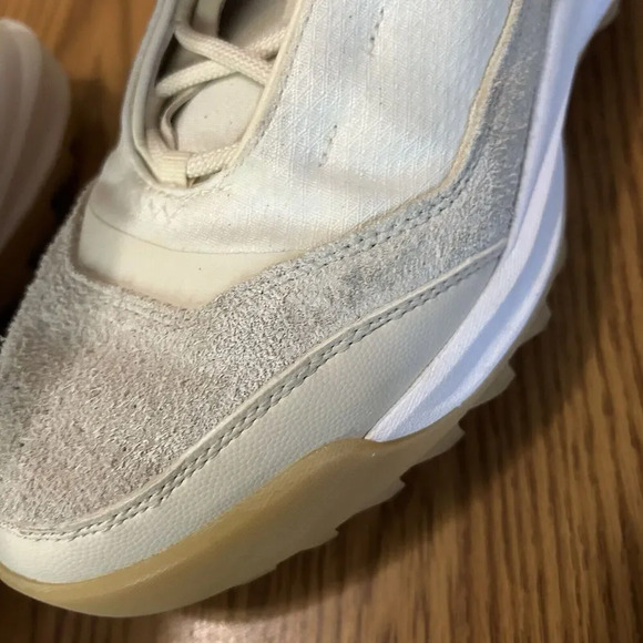 Sorel ONA 718 Men’s Suede Sneakers Size 11 Style NM4800-125 white & taupe - Picture 4 of 9